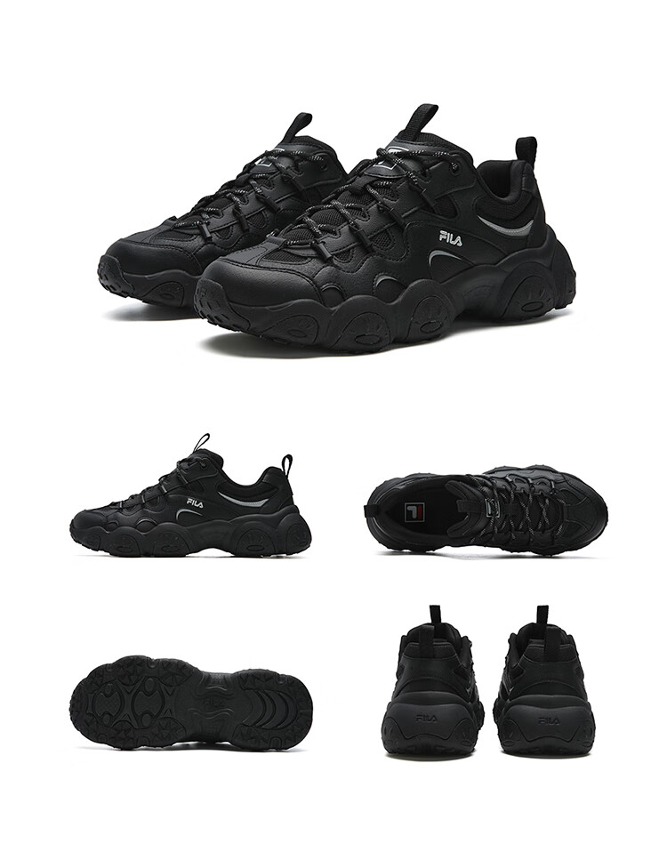 FILA Official Men's Cat Claw 7th Generation Dad Shoes 2026 Spring Thick-Soled Casual Sports Shoes 34