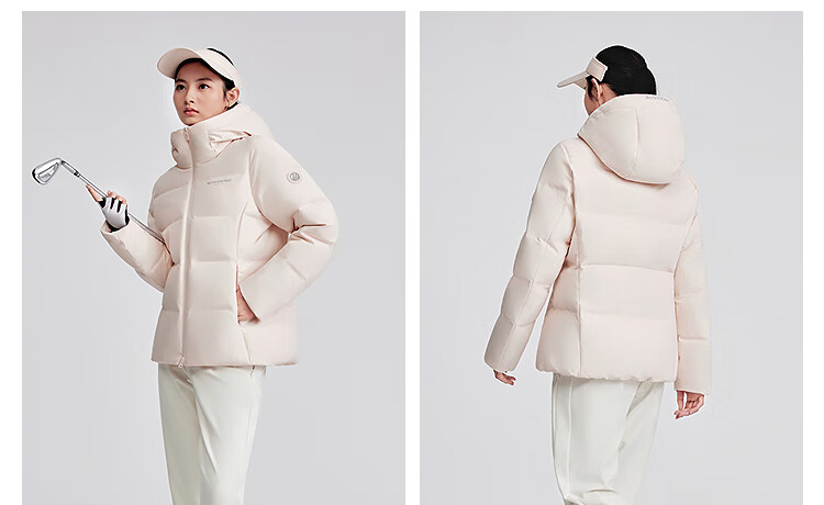 BOSIDENG 2025 Winter Quality Sports Thick Down Stand Collar Hooded Short Down Jacket B250246504 7