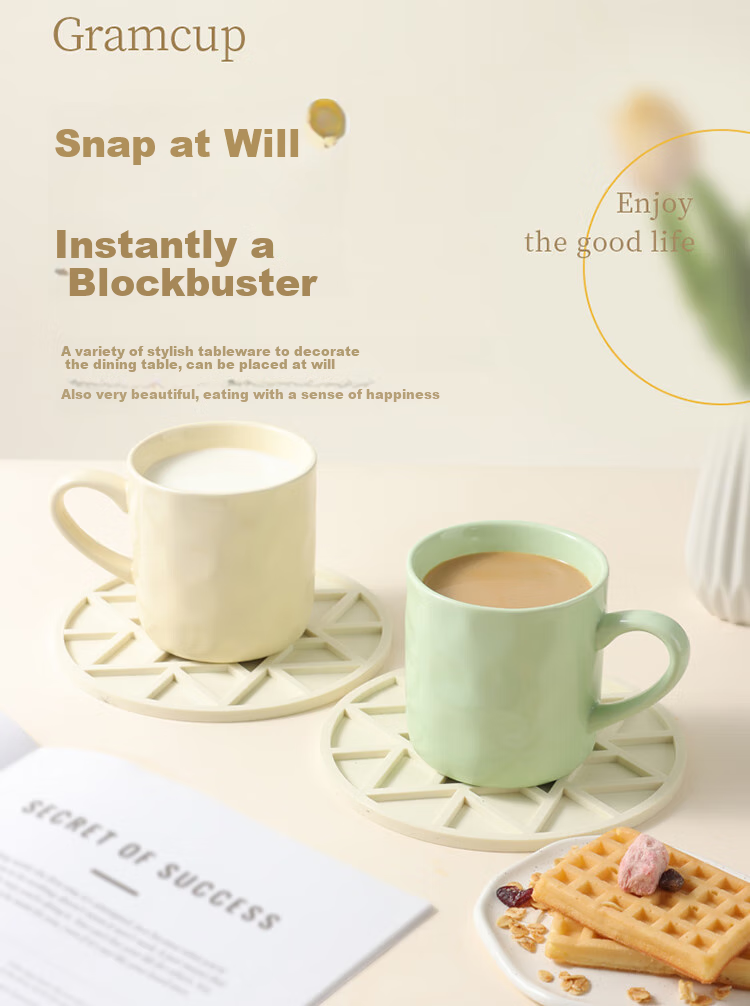 BJ Large Capacity Ceramic Mug, Breakfast Cup for Children, Water Cup, Coffee Mug, Breakfast Bowl, Oatmeal Cup, Milk Cup 3
