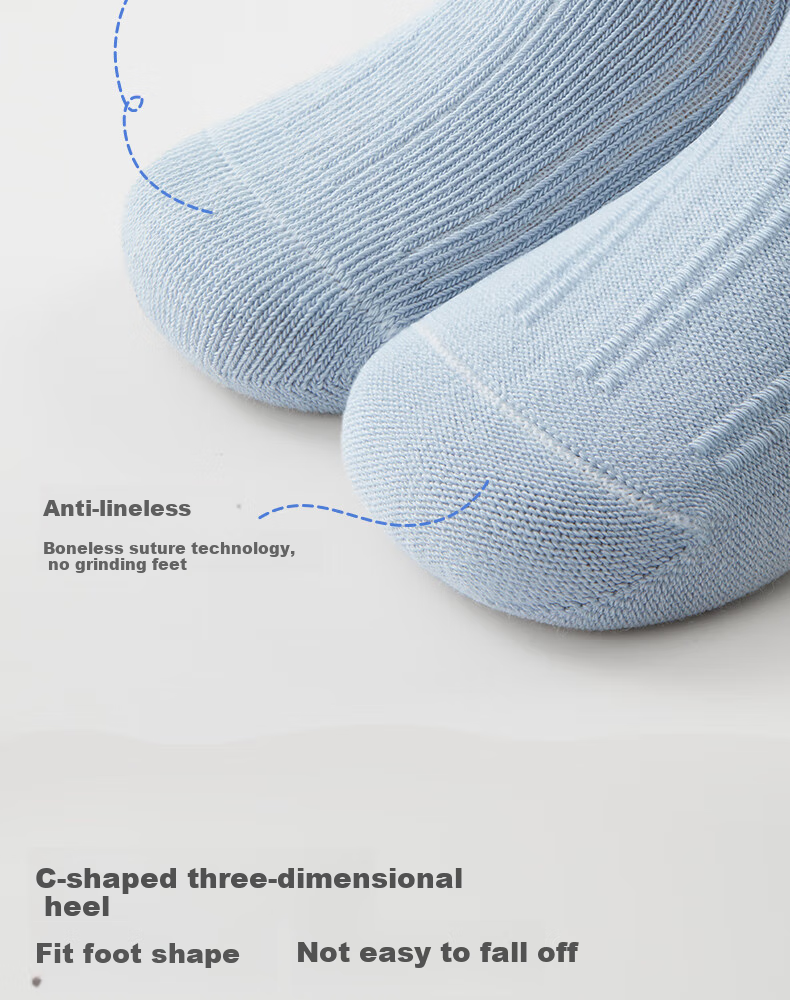 Shiyuejiejing Baby Socks, Summer Mid-Calf Socks for Boys And Girls, Newborn Cotton Socks, Breathable Children's Socks for All Seasons, Class A 13
