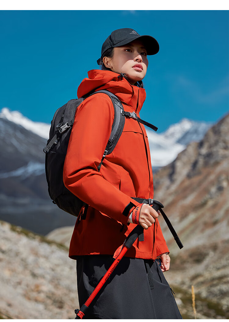 Pioneer Camp Zhuque Women's Three-In Goose down Jacket, Autumn And Winter Waterproof And Stain-Resistant Women's Jacket, Lightweight Down Coat 1