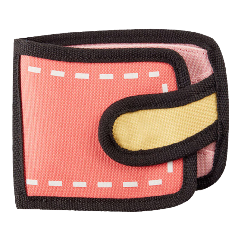 JumpFromPaper [New Year Gift] Anime 2D Short Wallet, Clutch Card Holder, Coin Purse Gift JFP Watermelon Red
