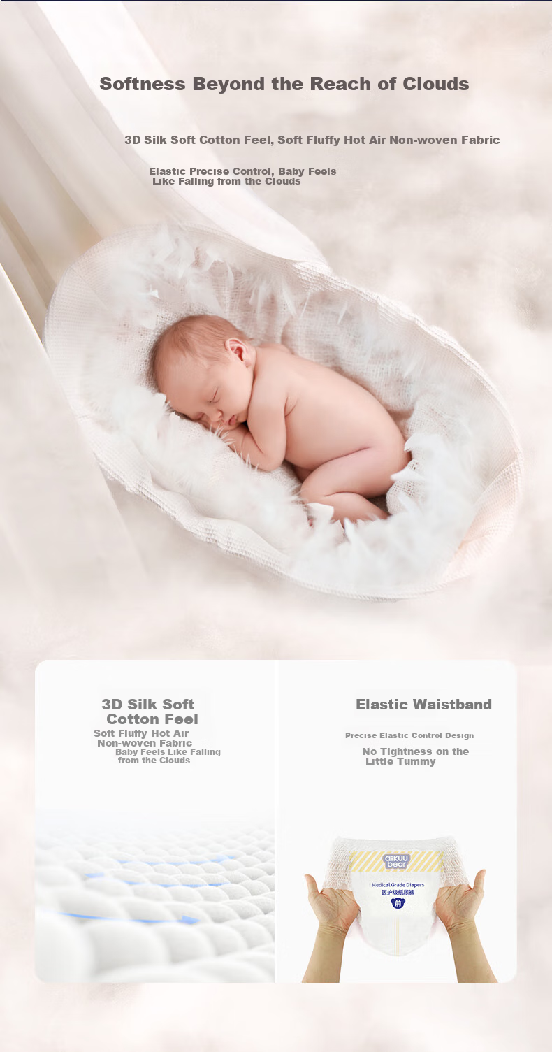 Mingdiantaidi Diapers XXL Size 48 Pieces [14-17kg] Baby Diapers Ultra-Thin Breathable Dry Disposable Diapers for Boys And Girls 3