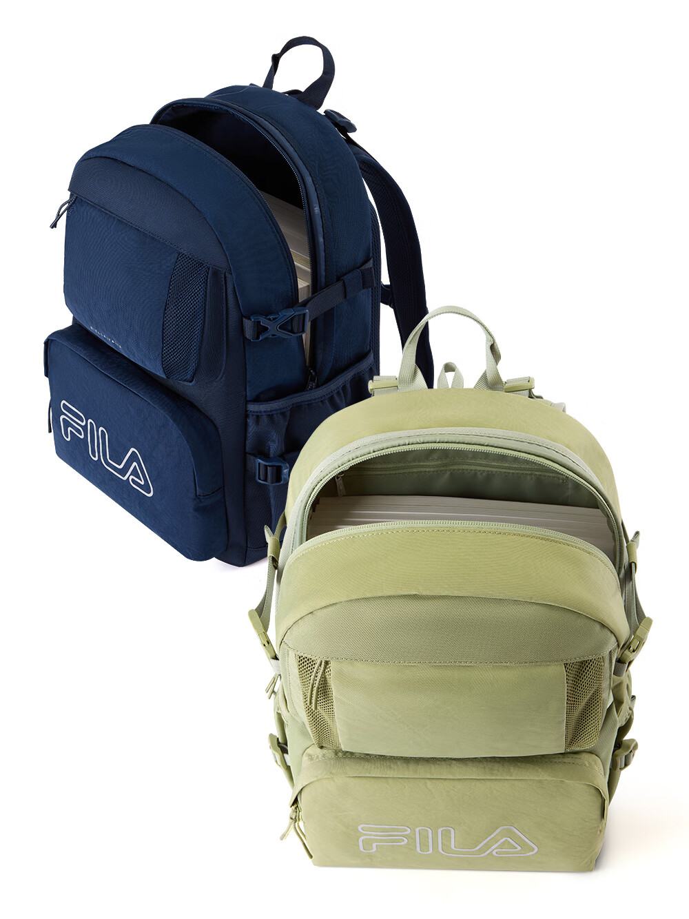 FILA Kids Backpack 2026 Large Capacity Junior High School Student Shoulder Bag for Boys and Girls 28