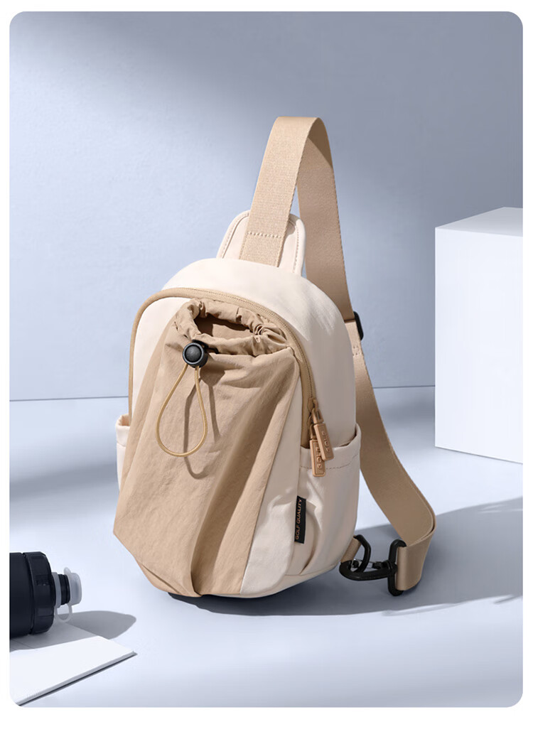 GOLF Men's Chest Bag Crossbody Shoulder Bag Unisex Phone iPad Bag Water Bottle Holder Water-Resistant Sports Cycling Small Backpack 29