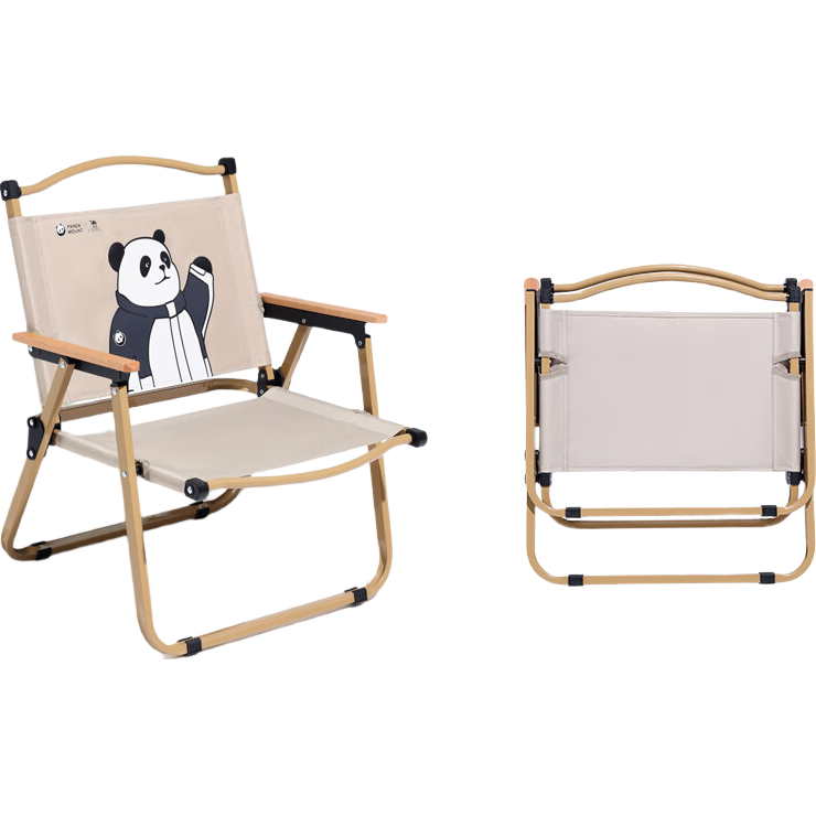 CAMEL Panda Kermit Folding Chair Outdoor Equipment Foldable Stool Picnic Camping Portable Chair 1J722C7586X