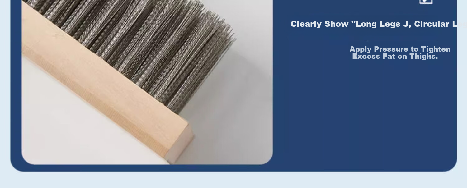 Xijie 304 Stainless Steel Wire Floor Brush Outdoor Garden Moss Long Handle Hard Bristle Cleaning Brush Large Size 22