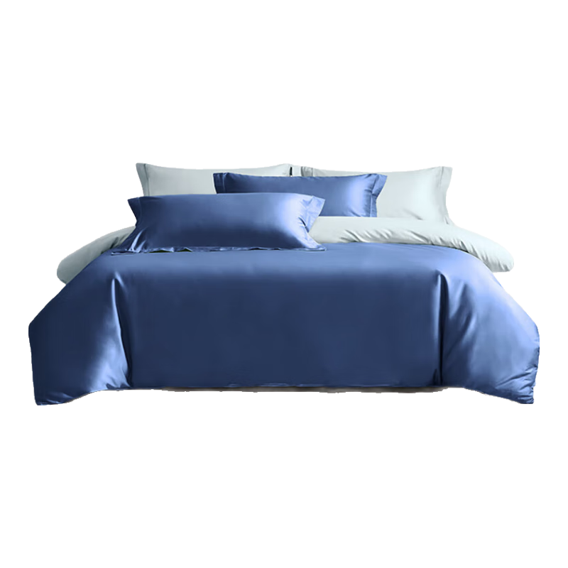 JIEBO 100-Piece Four-Piece Set 100% Cotton Class A High-End Luxury Home Bedding Set Sheet Style (Duvet Cover 200x230cm)