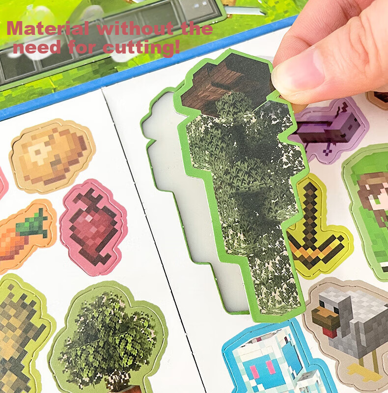 MAILE KID My World Magnetic Quiet Book, Children's No-Cut Magnetic Sticker Toy, Birthday Gift for Boys And Girls 6