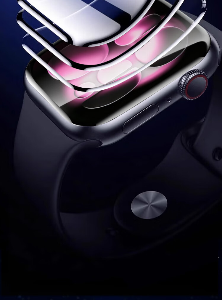 MSSM New S11 Apple Watch S11/S10 Screen Protector Hydrogel Full Coverage Scratch-Resistant Film 46mm 2