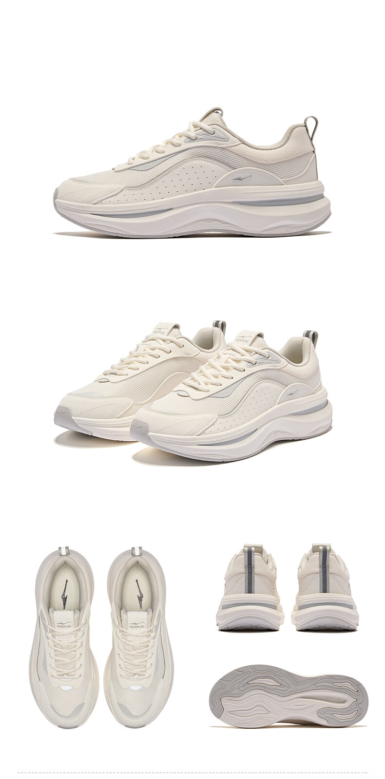 ERKE Casual Shoes 26 New Men's Comfortable Shock-Absorbing Versatile Sports Dad Shoes | Fengxuan 2 23