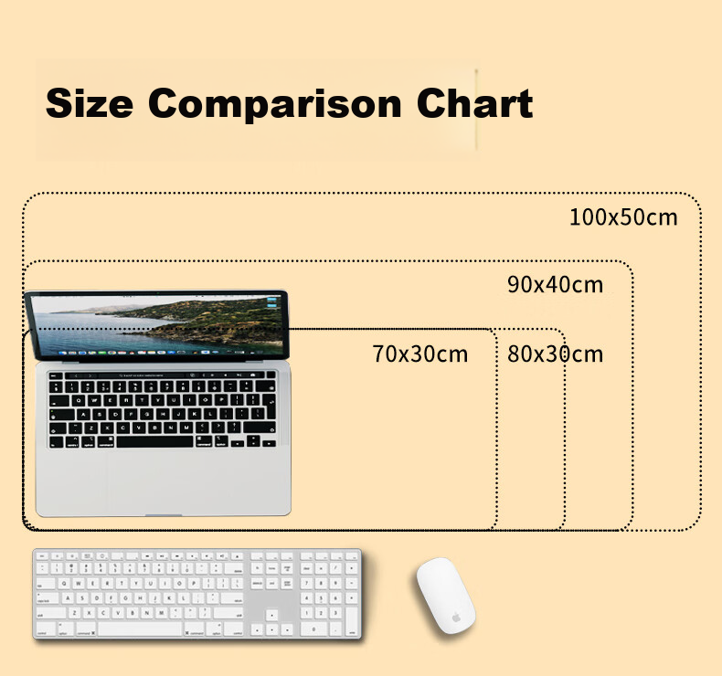 Juyingfeng Gaming And Office Keyboard Pad, Portable Desk Mat, Large Size, Chinese Style, Computer Desk Mat, Student Dormitory Precision Lock Edge Table Mat, 800*300*3mm, Everything Is Cute 2