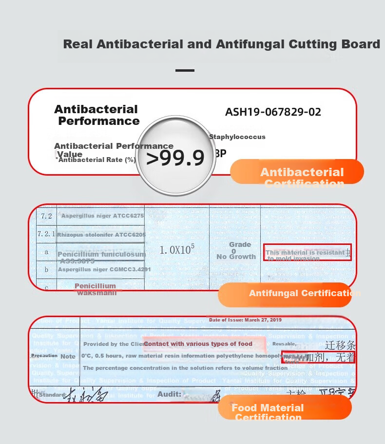 Momi Premium PE Plastic Cutting Board Round Anti-Mold Thickened Chopping Board for Meat and Cooked Food Household Use 2
