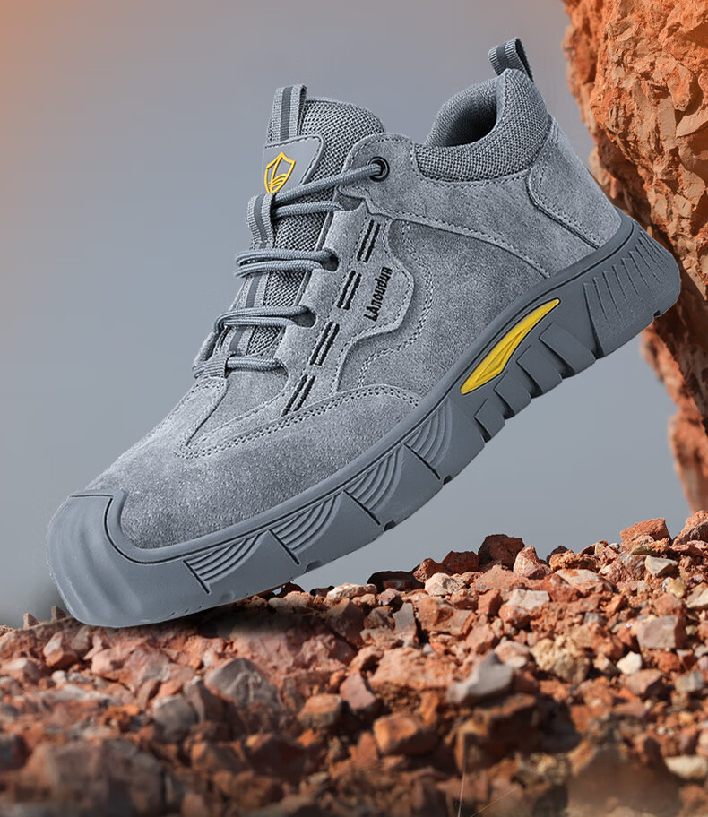 BlueOwl Shield Men's Winter Labor Protection Shoes Welding Anti-Scald Anti-Smash Steel Toe Anti-Puncture Slip-Resistant Wear-Resistant Work Shoes D0266N-1 Size 46 1