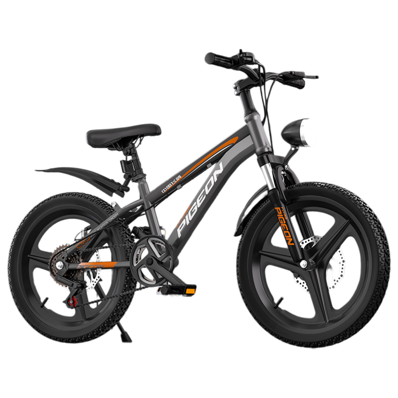 FG FLYING PIGEON Children's Bicycle for Ages 6-12 Youth Bike, Boys' Student Racing Mountain Bike, Gray, 20-Inch, Variable Speed, Frame