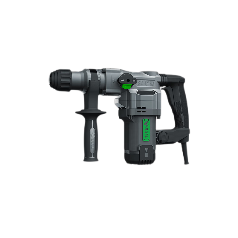 BULL Industrial Grade 1250W Electric Hammer High Power Wall Demolition Concrete Grooving Hammer GDC1250-32