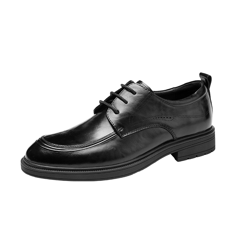 Aokang Men's Shoes, Spring And Autumn New Casual Leather Shoes, Business Formal Men's Leather Shoes, Comfortable Derby Shoes, Wedding Groom Shoes MT