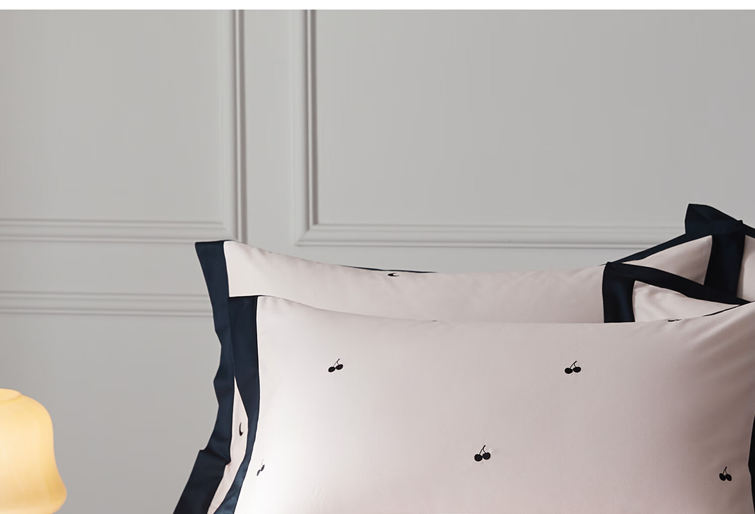 MIDO HOUSE Mingdu 60s Pro Long-Staple Cotton 4-Piece Bedding Set Pure Cotton Duvet Cover Cherry 1.5m Bed Sheet Style 13