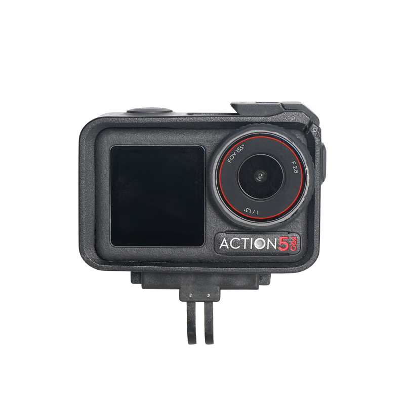 Qiye Quick Release Magnetic Base Mount for DJI Action 6 Sports Camera Accessories Adapter with Dual Magnetic Base 1/4 Inch Screw AC6