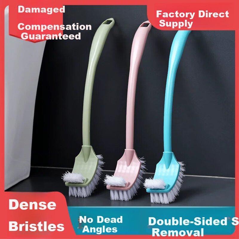Yagao Toilet Brush, Household No-Corner Bathroom Cleaning Wall-Mounted No-Drilling Toilet Cleaning Brush Tool