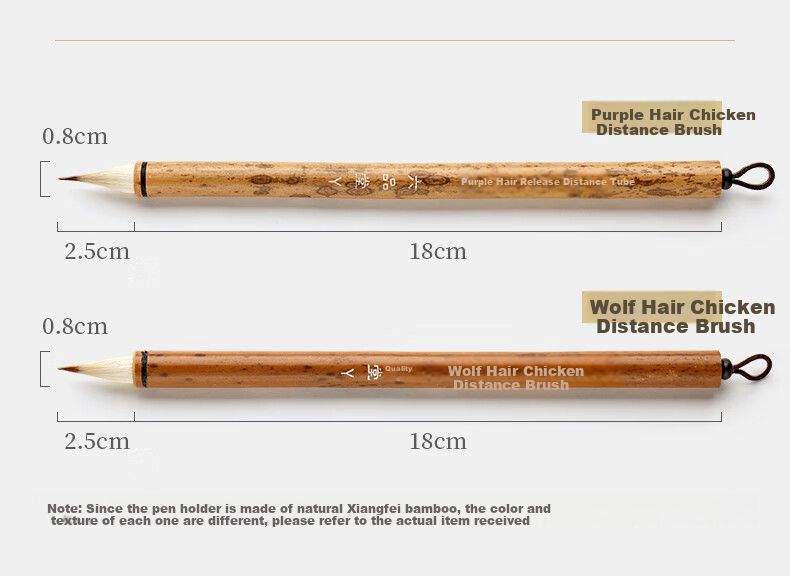 Liupintang Calligraphy Brush, Large Professional-Grade Brush Pen, Suitable for Regular Script, Adult Beginners, Chinese Painting And Calligraphy Practice, High-Quality Soft Brush, Huanxue Xiangmei, Large Size 4