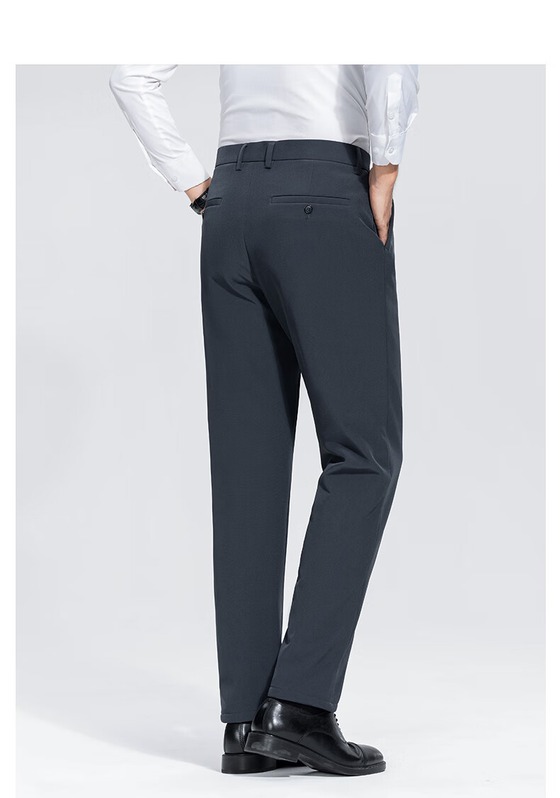 TUCANO Men's Down Pants, Fleece-Lined Warm Duck Down Pants, Outdoor Windproof Cotton Pants, Thickened Winter Casual Pants for Men 12