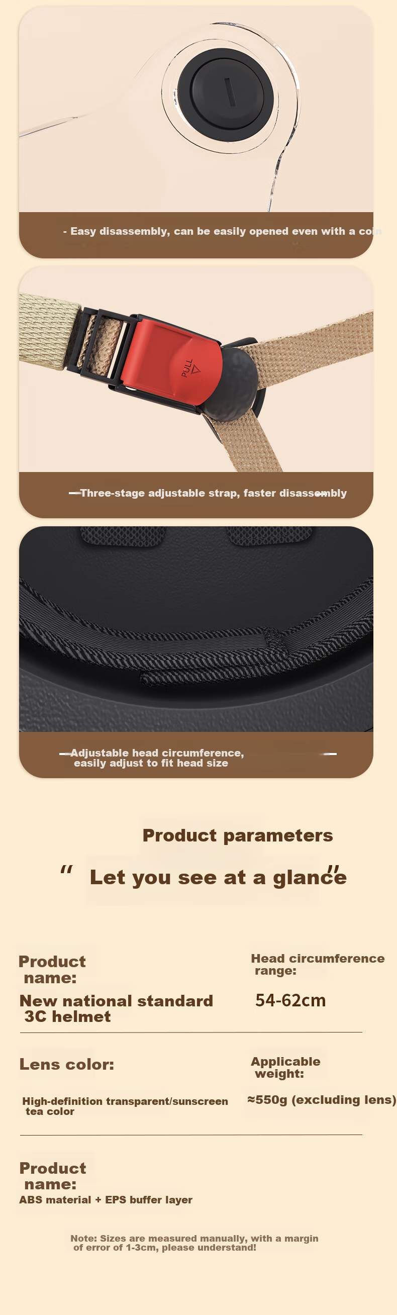 Siwangongli New National Standard 3C Certified Electric Vehicle Helmet, Summer Half-Helmet for Men And Women, Sun Protection Visor, All-Season Universal Electric Motorcycle Safety Helmet SWY6748 14