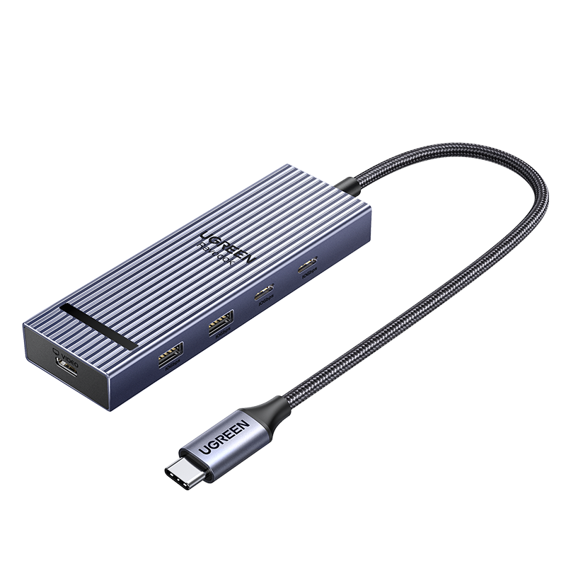 UGREEN Type-C Docking Station 4K60Hz AR Glasses Converter C-Port Display 10G Thunderbolt Portable Screen for Apple MacBook Laptop Phone Foldable Screen
