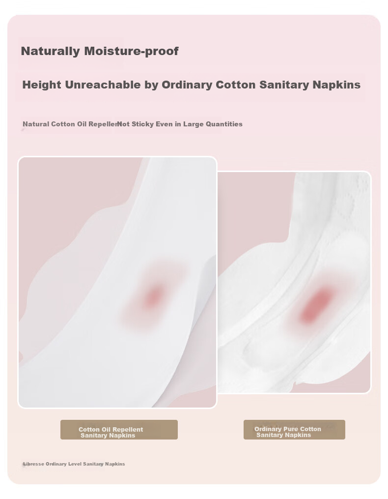 Beishute [Baby-Grade Certified] Plant-Based Pure Cotton Sanitary Napkins, Daytime Use, 240mm*40 Pieces, Menstrual Pads, Sold by JD 8