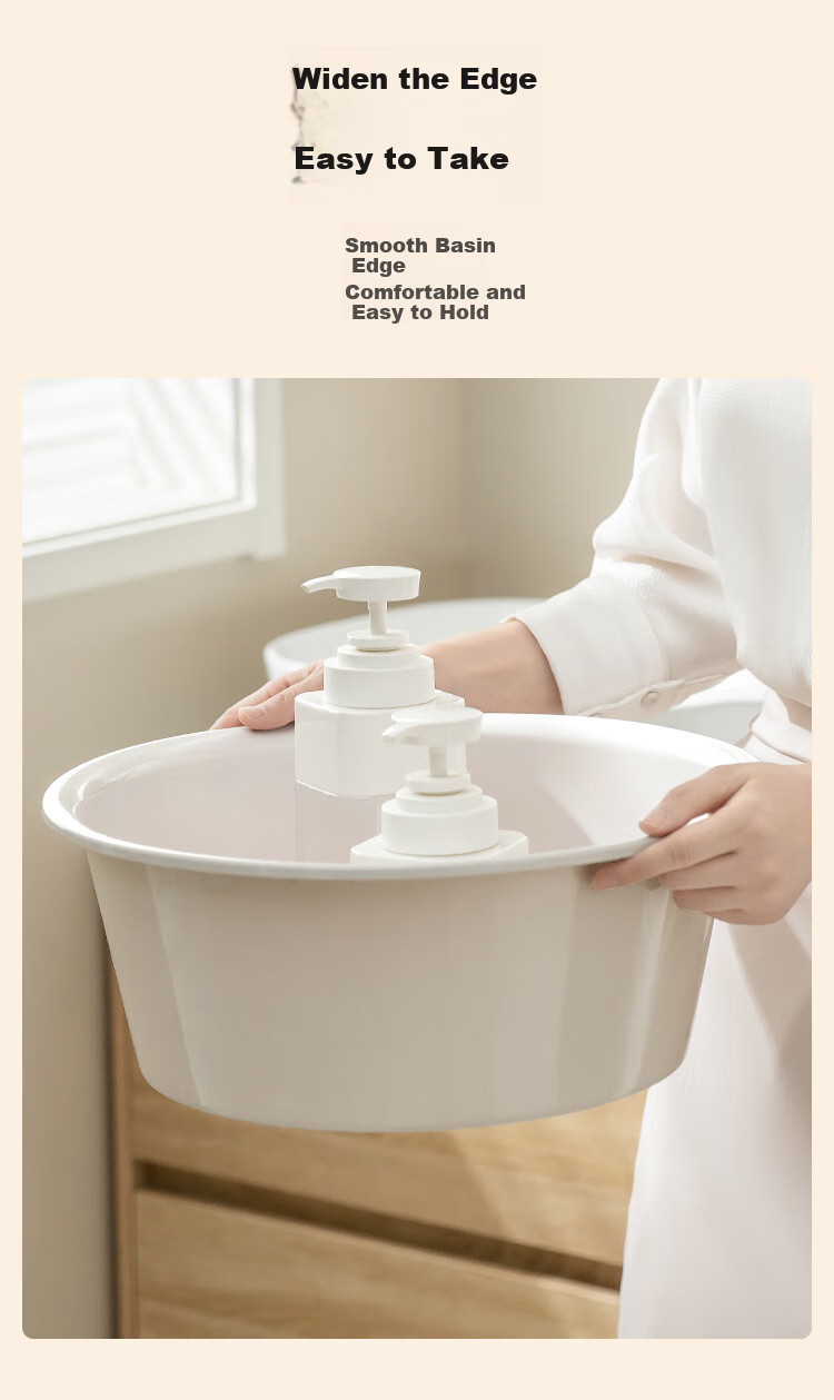 JD Original Extra Thick Toiletry Set with Foot Soak Bucket, Washbasin Bucket, Dorm Toiletry 4-Piece Set, Integrated Basin Bucket Set 10