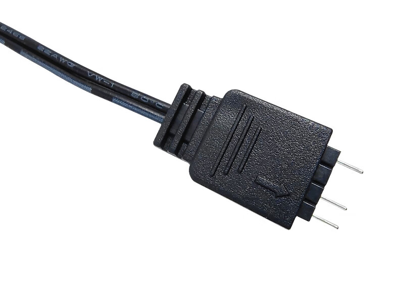 LinkStone Computer SATA to ARGB Power Cable Desktop 5V 3-Pin Power Cable Case Fan Hub Aura Sync RGB Auxiliary Adapter LED Light Strip Power Cable 1
