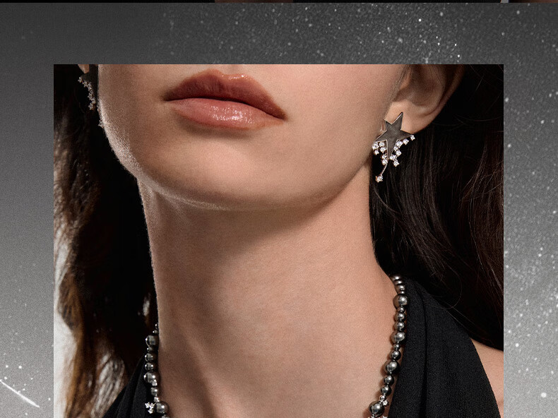 HEFANG Nebula Bubble Necklace Clavicle Chain Birthday Gift [520 Valentine's Day Gift] for Girlfriend 8