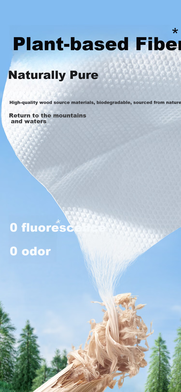 Shibo Pure Cotton Face Towels, 70 Sheets*3 Packs, Soft Cotton Wipes, 100% Pure Cotton Disposable Baby Facial Cleansing Wipes, Pull-Out Style 6
