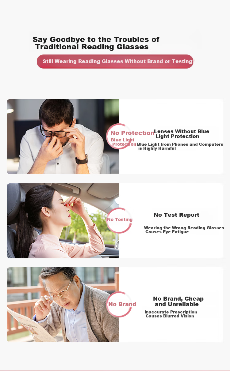 Mr. PuTian Anti-Blue Light Reading Glasses for Men And Women, Smart Multi-Focus Zoomable Bifocal Reading Glasses for Ages 55-59 3