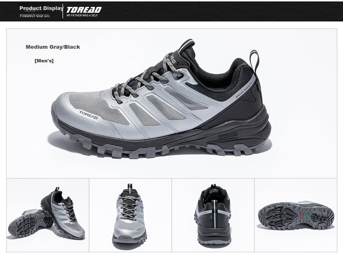 TOREAD Waterproof Hiking Shoes for Men, Autumn And Winter Outdoor Mountaineering Shoes, Non-Slip Comfortable Casual Sports Shoes TFAABN91766 16