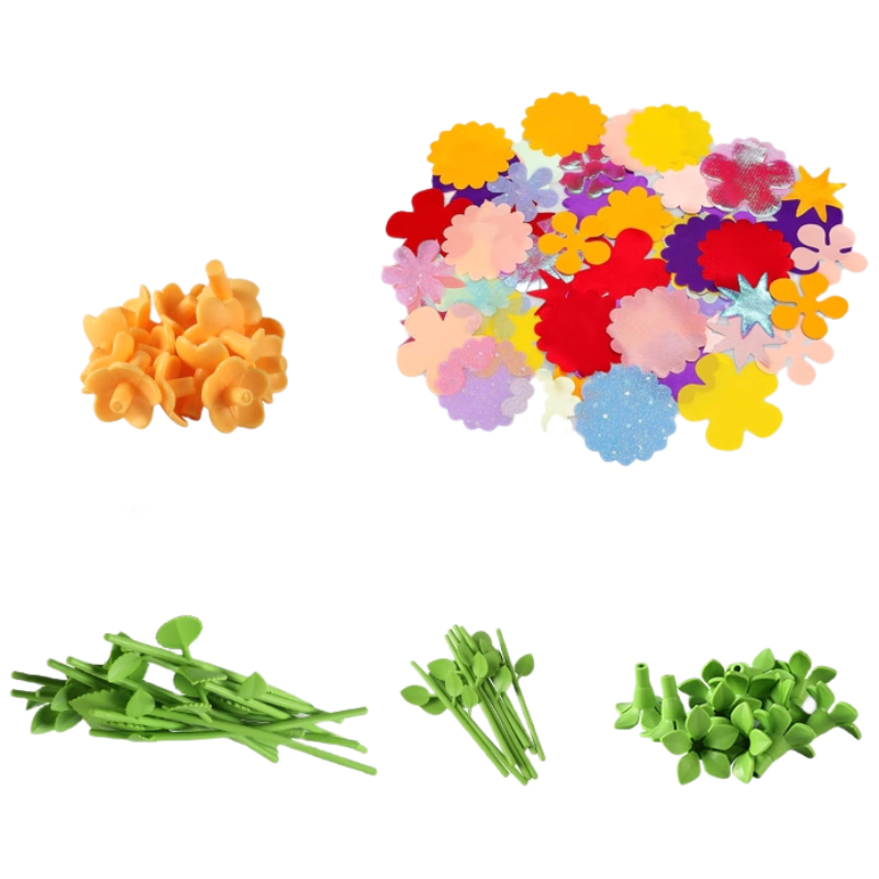 Shangmei Beibei Children's Embossing Machine DIY Material Refill Pack Floral Art Machine Toy for Girls Ages 3-12 School Gift