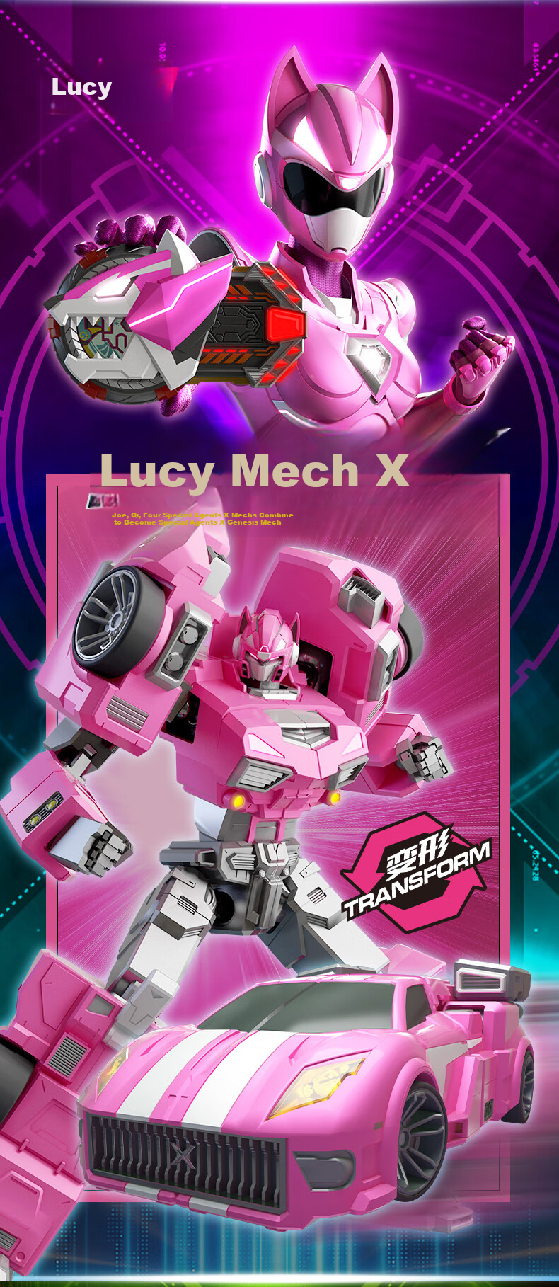 MinitegongduiX, Five-Year Anniversary Edition of Mecha Battle, Transforming Toy Robot, Gift for Young Boys 5