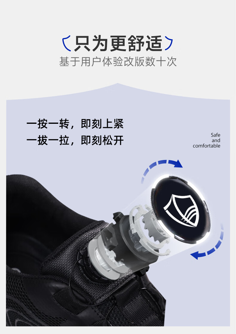 BlueOwl Shield Men's Insulated Electrician Ultra-Light Anti-Smash Toe Anti-Puncture Safety Worksite Functional Shoes D217KV Size 37 1