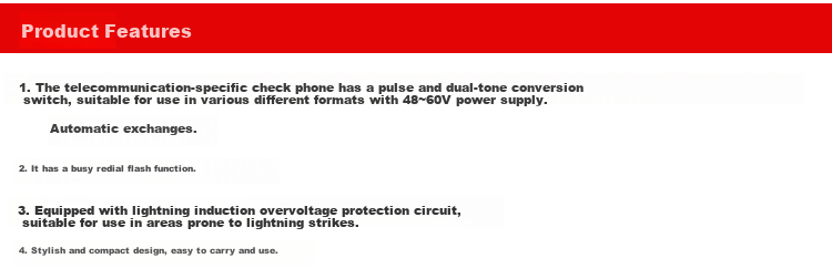 Jingmingshu (Noyafa) NF-866 Caller ID Telephone, Line Tracing Telephone 4