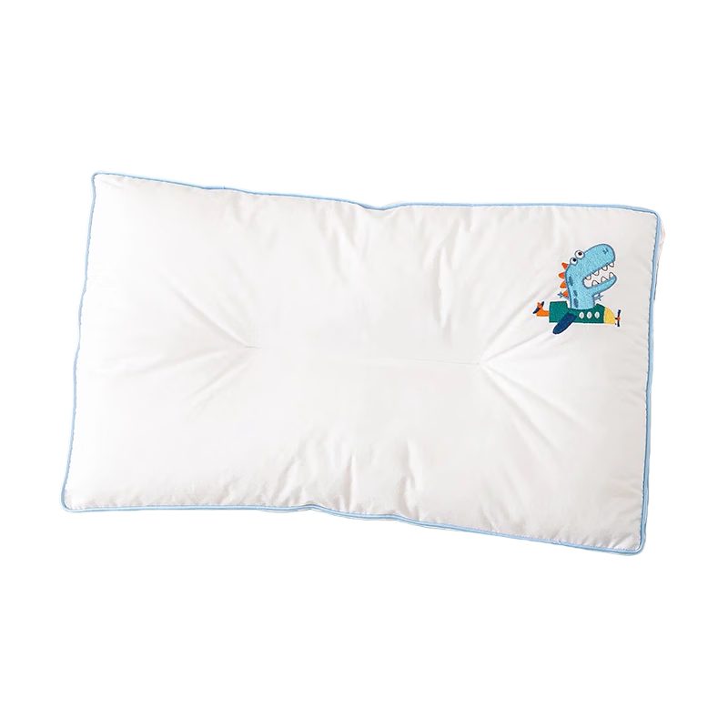 Dohia Pillow, Antibacterial Pure Cotton Pillow Core, Washable And Machine Washable, Children's Student Cervical Pillow, Single Pack, 50×30cm