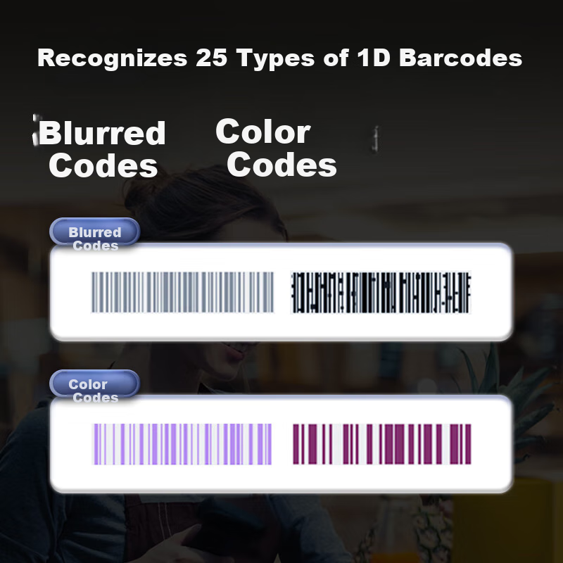 Deli Barcode Scanner, One-Dimensional Wireless Scanning Gun for Express Delivery And Logistics Inquiry, Payment Collection, Medical Insurance Payment, Inventory Management, Product Entry, Traceability Code, Cashier Barcode Scanner AA131W