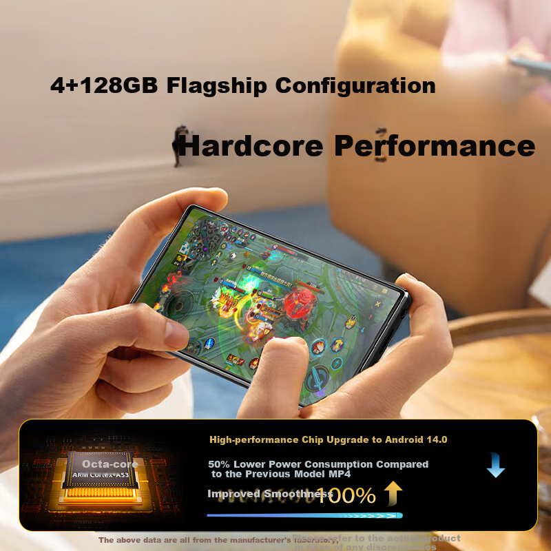 MP3/MP4 плеер FAMUE BF61, 4+128 ГБ, Android 14, Wi-Fi, Bluetooth