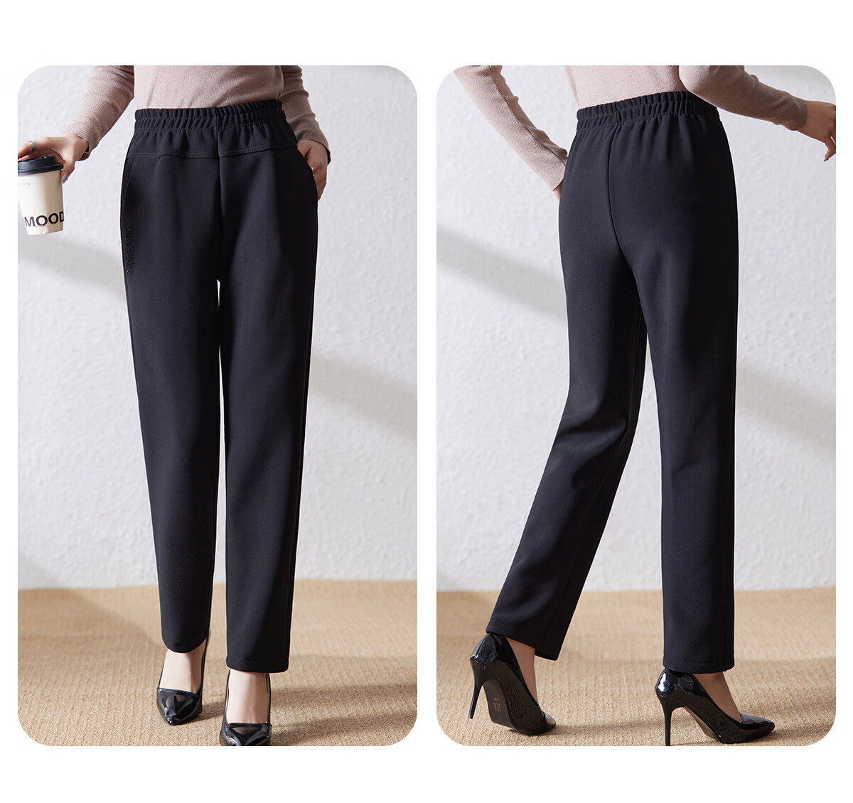 YUZHAOLIN Mother's Day Gift Middle-aged and Elderly Women's Spring and Autumn Pants Casual Pants for Middle-aged Moms Y243K2008 15
