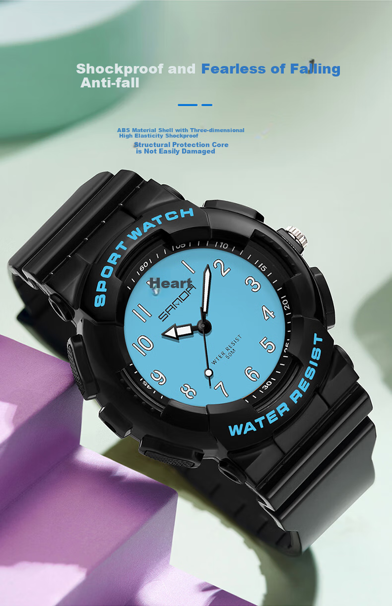 GEORGCOUNT Watch for Men And Women, Youth 2025 New Model, Silent Exam-Specific Waterproof Quartz Watch for Middle And High School Students 13