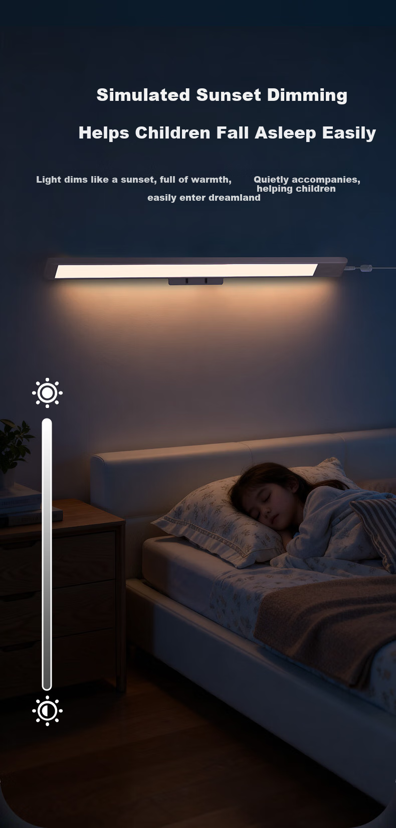 Haishibao Eye Protection Desk Lamp with Magnetic Suction, Wall-Mounted Full Spectrum Lamp for Study, Cool Light for Bunk Beds And Cabinets AM53-24W 19