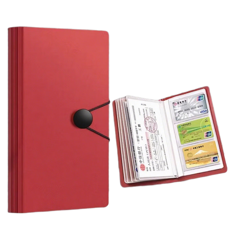 Shuxing Document Organizer Folder, Bill Holder, 2026 New Style Bank Deposit Book, Passbook, Check Holder, Invoice Folder, Storage Binder, Multi-Functional Waterproof Large Capacity, Blue