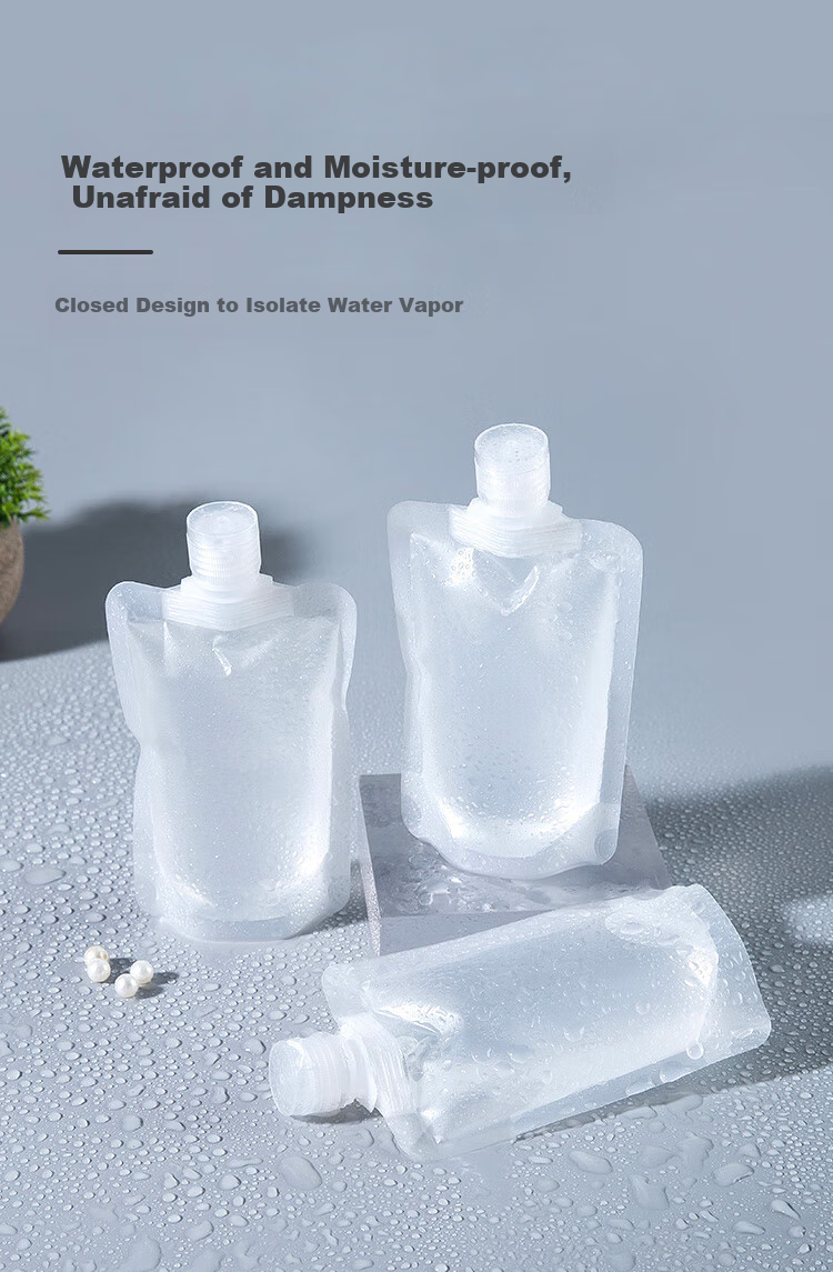 Liqing Portable Travel Cosmetic Dispensing Bags, 50ml*6 Pieces, Disposable Dispensing Bottles, Liquid Storage Bags 9