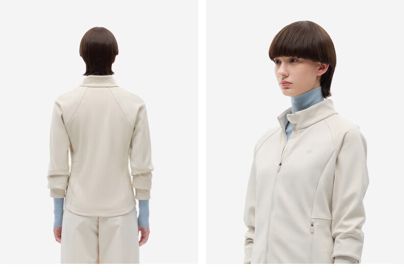 Bananain [Liu Haocun Same Style] Hot Skin 301+ Women's Stand Collar Slim Functional Outdoor Sports Jacket Autumn New 2