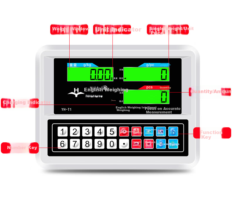 Yingheng Precise Electronic Scale, Platform Scale for Market Use, High-Precision Foldable Electronic Scale, Pricing Scale, Weighing Scale, 150kg Capacity 5