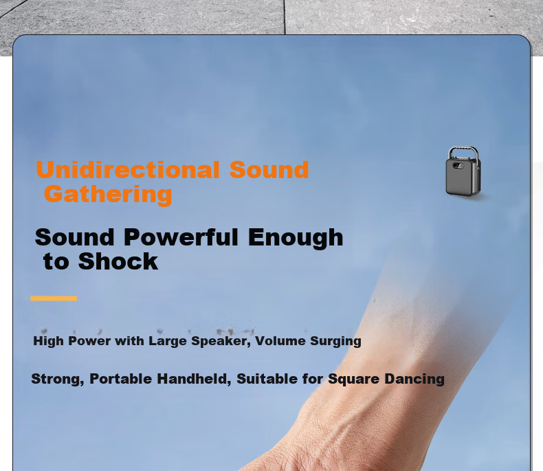 Jinzheng S18 Wireless Bluetooth Speaker Outdoor High Volume Square Dance Sound Portable Handheld Stall Music Player Deep Bass Long Battery Life 11